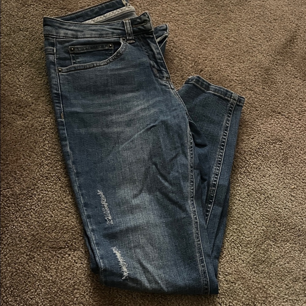 Boden zip up denim